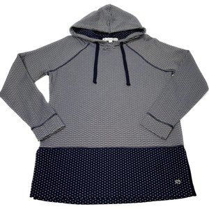 Southern Tide Women's Pullover Hoodie Nautical Sweatshirt Size Small Blue White